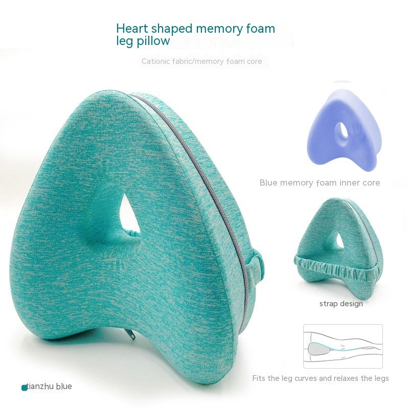 Heart-Shaped Memory Foam Leg Pillow