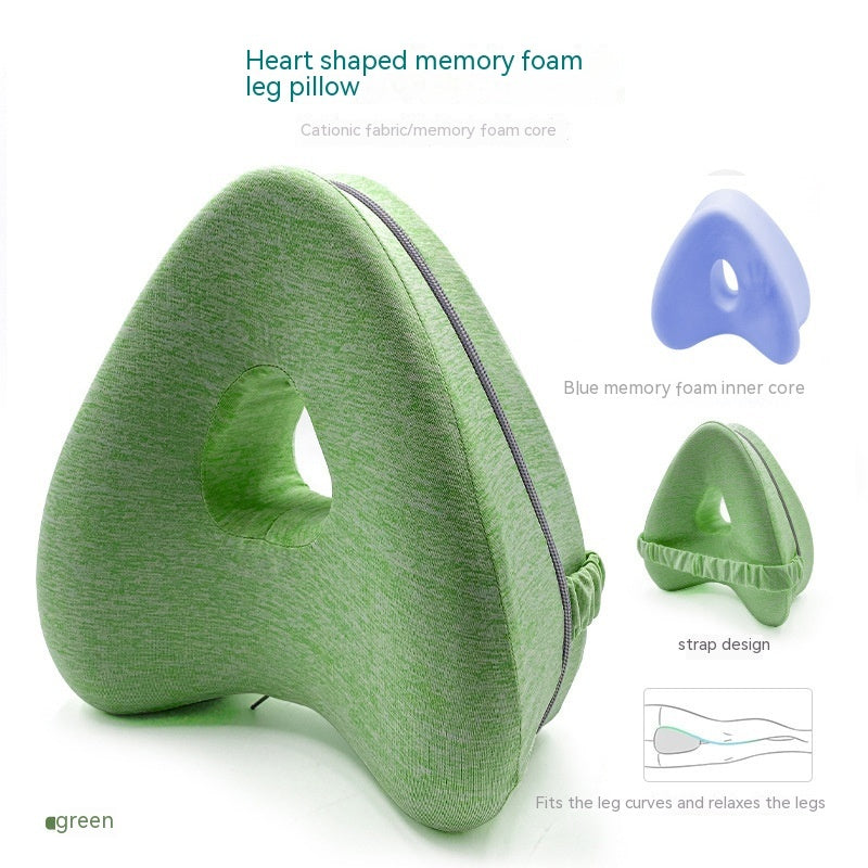 Heart-Shaped Memory Foam Leg Pillow