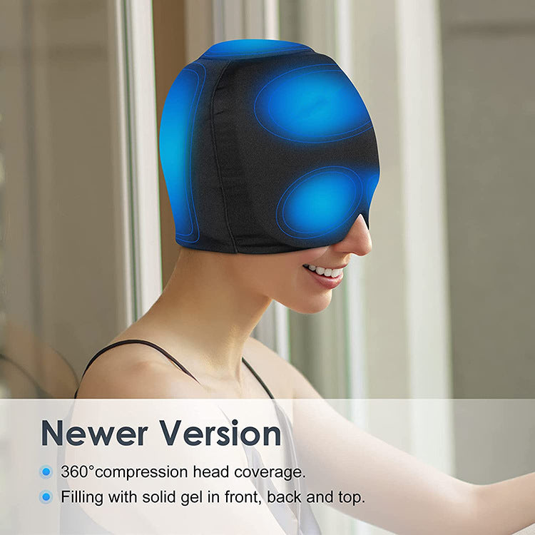 Migraine Relief Gel Eye Mask Hat