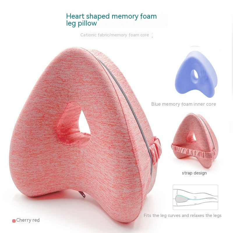 Heart-Shaped Memory Foam Leg Pillow