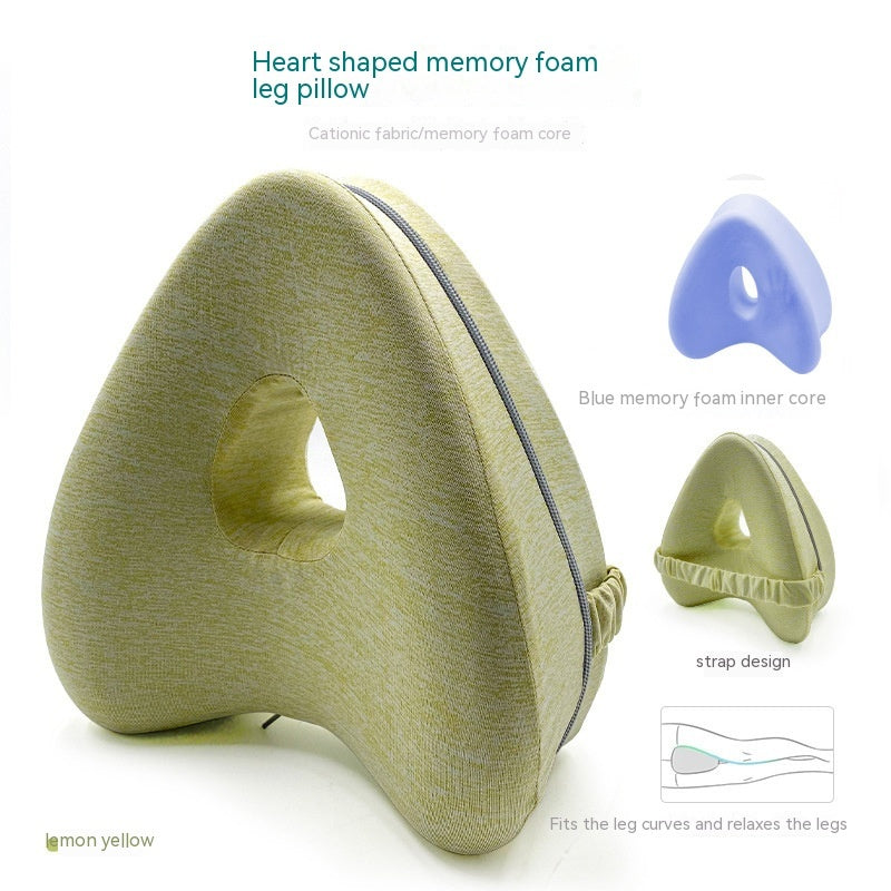 Heart-Shaped Memory Foam Leg Pillow