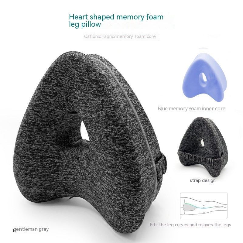 Heart-Shaped Memory Foam Leg Pillow