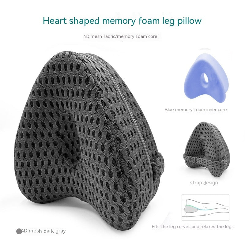 Heart-Shaped Memory Foam Leg Pillow