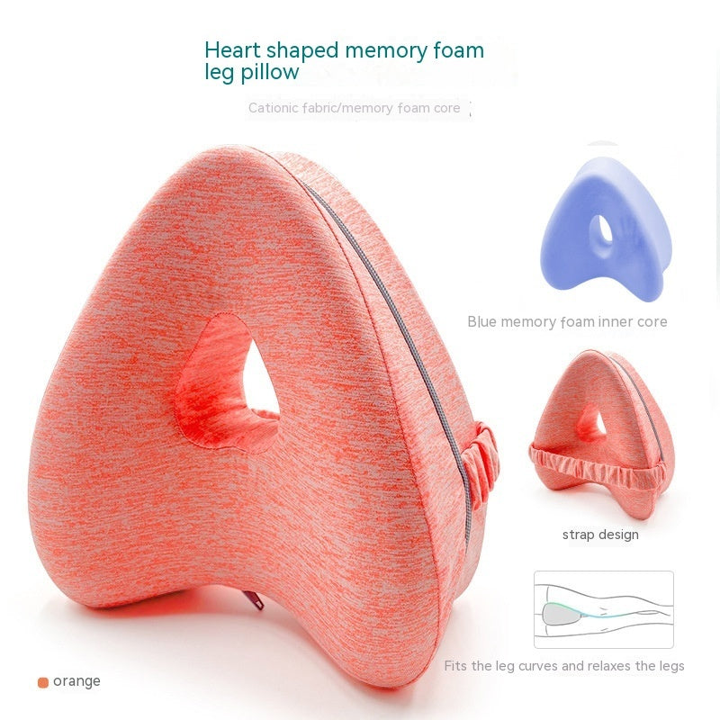 Heart-Shaped Memory Foam Leg Pillow