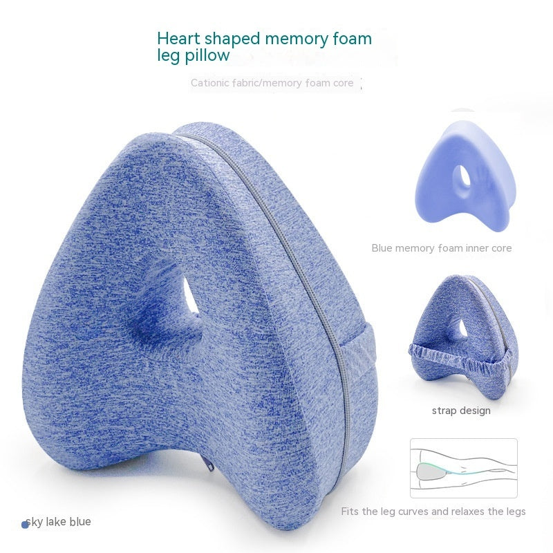 Heart-Shaped Memory Foam Leg Pillow