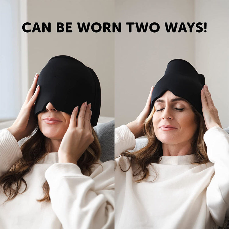 Migraine Relief Gel Eye Mask Hat