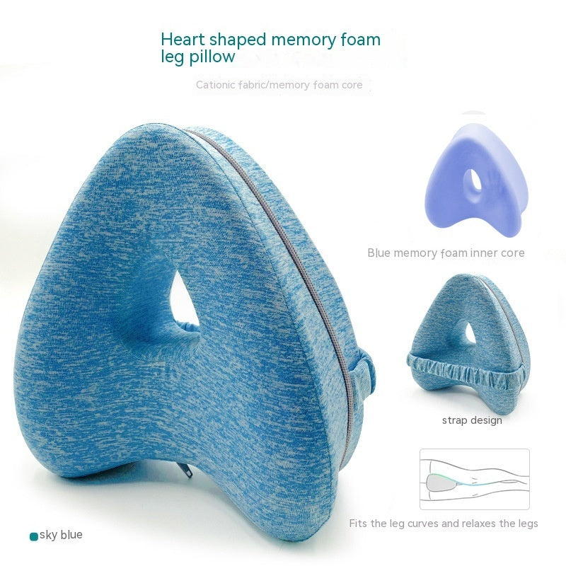 Heart-Shaped Memory Foam Leg Pillow